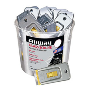 ALLWAY TOOLS 07031 GS50 SAFETY GLASS SCRAPER BUCKET 50 PK BLADES NOT INCLUDED
