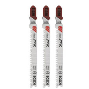 BOSCH T102H CLEAN FOR PVC JIGSAW BLADE - 3PK