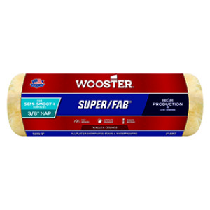 WOOSTER SUPER/FAB R239-9 9" X 3/8" GOLDEN YELLOW KNIT PAINT ROLLER COVER