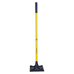 G-FORCE 52044 10" X 10" TAMPER WITH 46" STEEL HANDLE