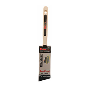 WHIZZ BLACKMAX 02615 1-1/2" SEMI OVAL HIGH PERFORMANCE POLYESTER PAINT BRUSH