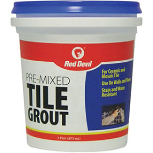 RED DEVIL 0428 WHITE PRE-MIXED TILE GROUT