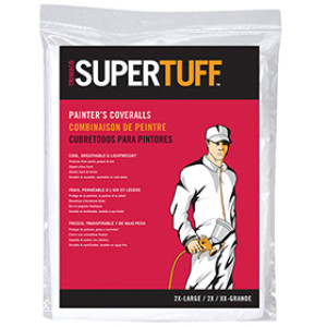 TRIMACO 09907 2-XLARGE POLYPROPYLENE COVERALLS ELASTIC BACK AND WRIST