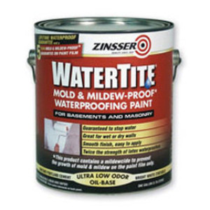 ZINSSER WATERTITE 5001 MOLD & MILDEW-PROOF WATERPROOFING PAINT OIL-BASE