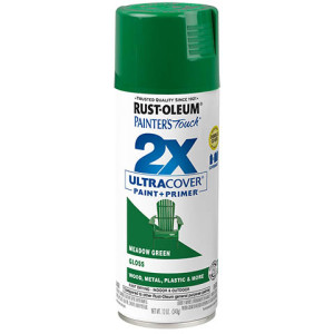 RUST-OLEUM 2X PAINTER'S TOUCH 334039 ULTRA COVER ENAMEL GLOSS MEADOW GREEN