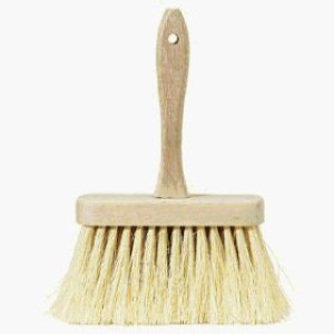 DQB 11955 6-1/2" WHITE TAMPICO HARDWOOD MASONRY BRUSH 4 ROW 3-1/2" TRIM