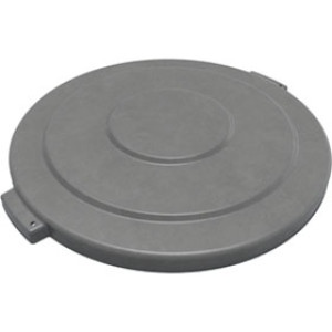 CARLISLE BRONCO 84105623 55 GAL GRAY ROUND WASTE BIN CONTAINER LID