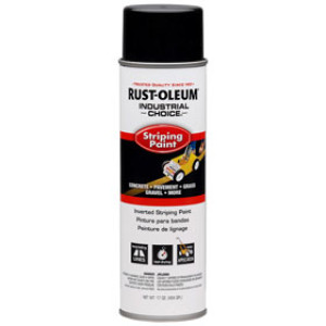RUST-OLEUM 677838 INDUSTRIAL CHOICE 18 OZ INVERTED STRIPING PAINT BLACK