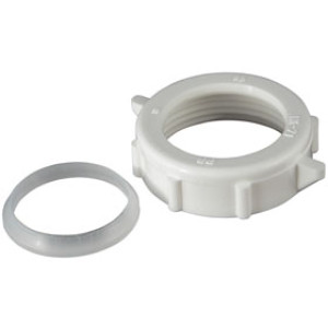 PLUMB PAK PP956 SLIP JOINT WING NUT WASHER 1-1/4" X 1 1/4" PLASTIC WHITE
