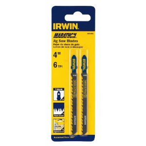 IRWIN 3072406 T-SHANK 4" X 6 TPI CARBON FLEAM GROUND BLADE