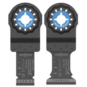 BOSCH OSL002C STARLOCK 3/4" & 1-1/4" OSC MULTI TOOL ACCESSORY CARBIDE SET 2PC