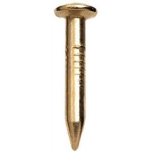 OOK 50034 ASSORTED BRASS PLATED BENDLESS NAILS (10PK) 1", 1-1/4", 1-1/2", 2"