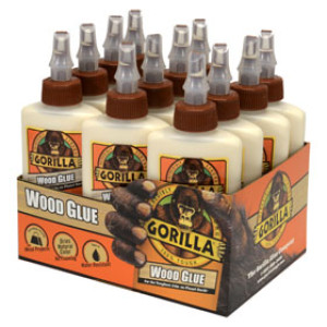 GORILLA GLUE 6202003 4 OZ WOOD GLUE INDOOR AND OUTDOOR USE - WATER RESISTANT