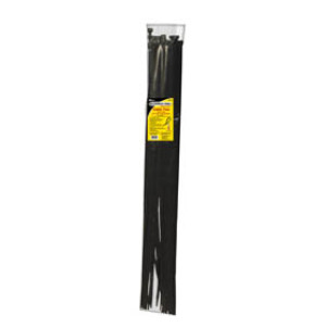 G-FORCE 25217 50 PK 36" X 3/8" NYLON BLACK LOCKING CABLE TIES