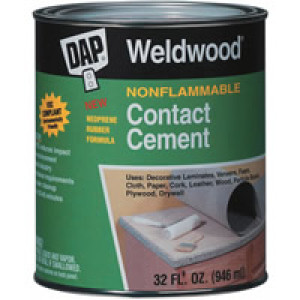 DAP 25332 WELDWOOD NONFLAMMABLE CONTACT CEMENT NATURAL
