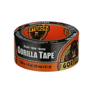 GORILLA GLUE 105631 1-7/8" X 10YDS HEAVY DUTY BLACK GORILLA DUCT TAPE