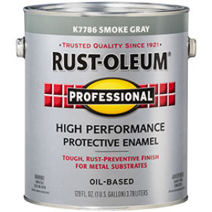 RUST-OLEUM PROFESSIONAL K7786402 GLOSS SMOKE GRAY ENAMEL 400 VOC OIL BASED