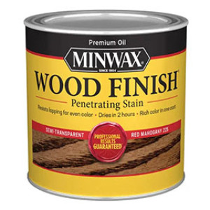 MINWAX 222504444 225 RED MAHOGANY WOOD FINISH PENETRATING STAIN