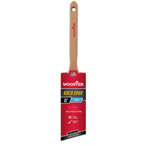 WOOSTER GOLD EDGE 5236 2" SEMI-OVAL ANGLE SASH BRUSH EXTRA FIRM FILAMENTS