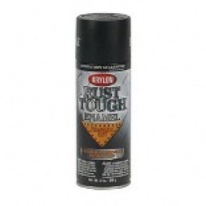 KRYLON RTA9218 12 OZ RUST TOUGH RUST PREVENTATIVE FLAT BLACK ENAMEL SPRAY