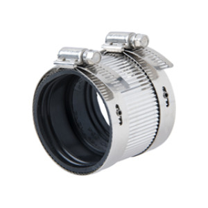 BLACK SWAN 21120 NO-HUB COUPLING 2" 100% NEOPRENE STAINLESS STEEL CLAMP