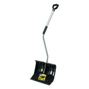 G-FORCE 52966 18" POLY SNOW SHOVEL D-GRIP BACK SAVER STEEL TUBE HANDLE
