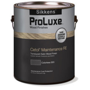 PROLUXE SIKKENS 366062 MAINTENANCE RE CLEAR EXT SATIN FINISH SIK61003