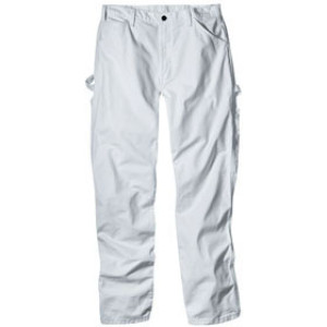 DICKIES 1953WH 32"W X 30" L WHITE PAINTER'S PANTS 3230