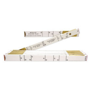 LUFKIN 646LN 6' X 5/8" FOLDING MASONRY WOOD RULE - RED END