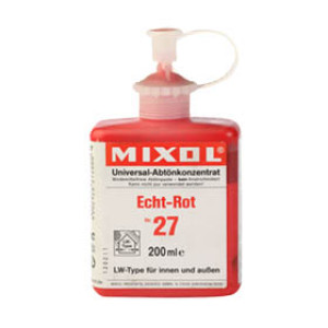 MIXOL G/27 200 ML LW-TYPE TRUE RED UNIVERSAL TINTING PASTE