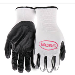 WESTCHESTER B31091-L5P 5-PACK LARGE BOSS GRIP BLACK FLAT NITRILE GLOVES