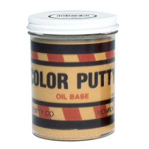 COLOR PUTTY COMPANY #136 NUTMEG 1LB JAR OIL BASED WOOD FILLER PUTTY