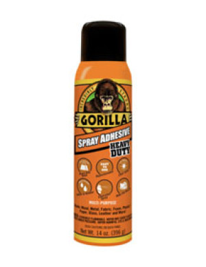 GORILLA GLUE 6301502 14 OZ GORILLA SPRAY ADHESIVE HEAVY DUTY MULTI-PURPOSE