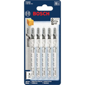 BOSCH T101D 4" 6TPI HIGH CARBON STEEL SHANK JIGSAW BLADE 5 PACK