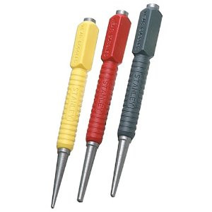 STANLEY 58-930 3PC NAIL SET CUSHION GRIP SQUARE