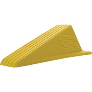SHEPHERD 3763 JUMBO HEAVY DUTY YELLOW RUBBER WEDGE DOOR STOP