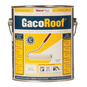 GACO GR1600-1 GACOROOF 100% SILICONE ROOF COATING WHITE