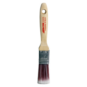VELVET TOUCH 61510 1" BURGUNDY/WHITE SOLID VARNISH BRUSH