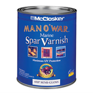 MCCLOSKEY MAN O'WAR 6537.005 SEMI-GLOSS EXTERIOR MARINE SPAR VARNISH 275 VOC