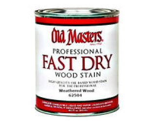 OLD MASTERS 62504 WEATHERED WOOD PROFESSIONAL FAST DRY WOOD STAIN