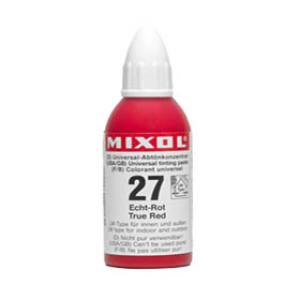 MIXOL S/27 20 ML LW-TYPE TRUE RED UNIVERSAL TINTING PASTE
