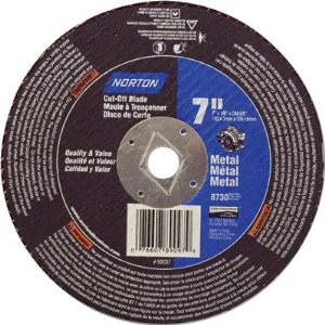 NORTON 89097 7" X 1/8" X DM-5/8" METAL CIRCULAR SAW CUT-OFF BLADE TYPE 1