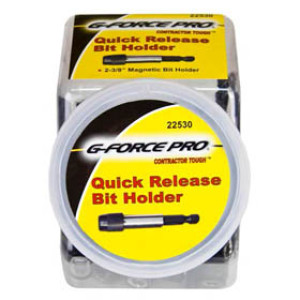 G-FORCE 22530 30 PC 2-3/8" QUICK RELEASE BIT HOLDER COOKIE JAR