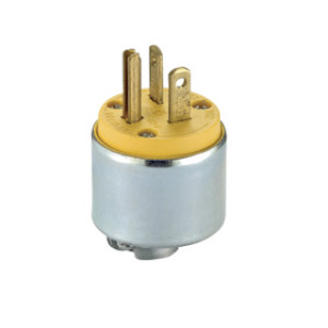 LEVITON 000-620PA-000 20A-250V ARMORED PLUG YELLOW