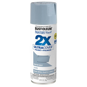 RUST-OLEUM 2X PAINTER'S TOUCH 334049 ULTRA COVER ENAMEL GLOSS WINTER GRAY