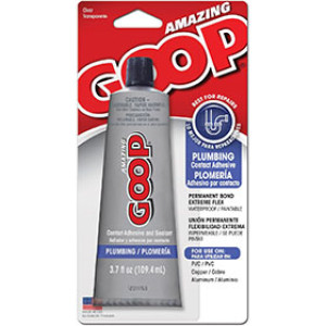 ECLECTIC 150011 3.7 OZ GOOP PLUMBERS ADHESIVE SEALER CLEAR