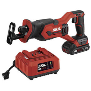 SKIL RS582902 COMPACT RECIPROCATING SAW KIT W PWRCORE 20V 2.0AH LITHIUM BATTER