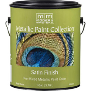 MODERN MASTERS ME204-GAL ANTIQUE BRONZE SATIN METALLIC PAINT SEMI-OPAQUE