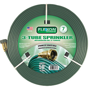 FLEXON FS50 50' FLAT 3-TUBE SPRINKLER AND SOAKER HOSE
