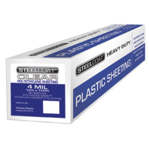 PETOSKEY PLASTICS FGP9941-71 12' X 100' 4 MIL CLEAR POLYETHYLENE PLASTIC FILM